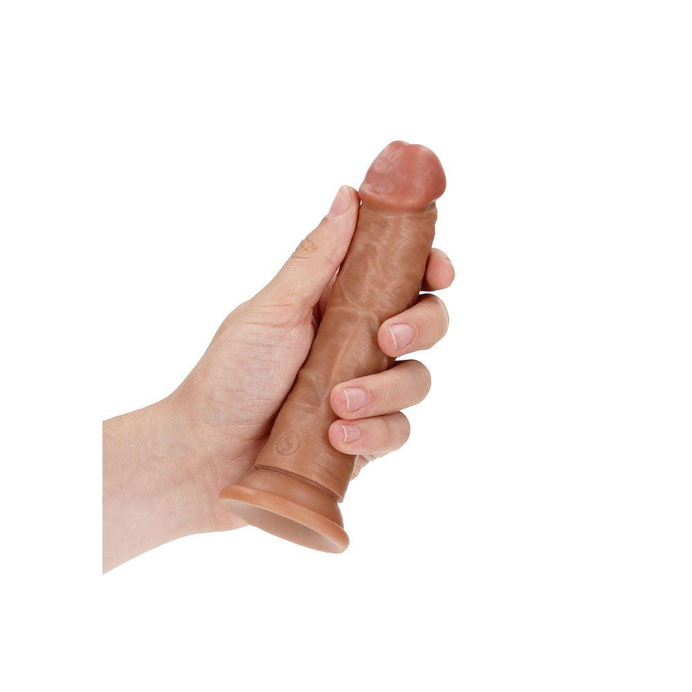 RealRock Realistic Curved Dildo with Suction Cup – 15.5 cm Dildo