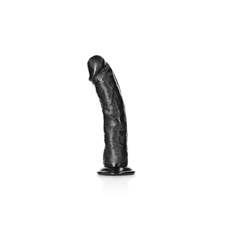 RealRock Realistic Regular Curved Dildo with Suction Cup – 18 cm Dildo