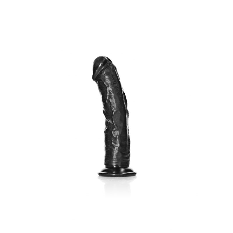 RealRock Realistic Regular Curved Dildo with Suction Cup – 18 cm Dildo