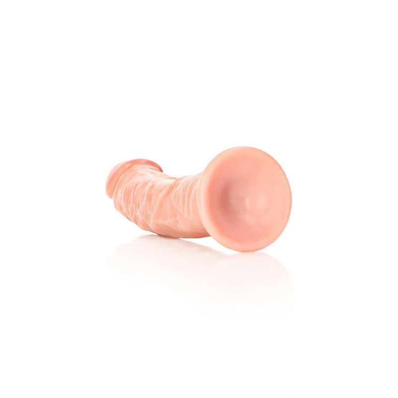 REALROCK Realistic Curved Dildo with Suction Cup - 18 cm (7 inch)