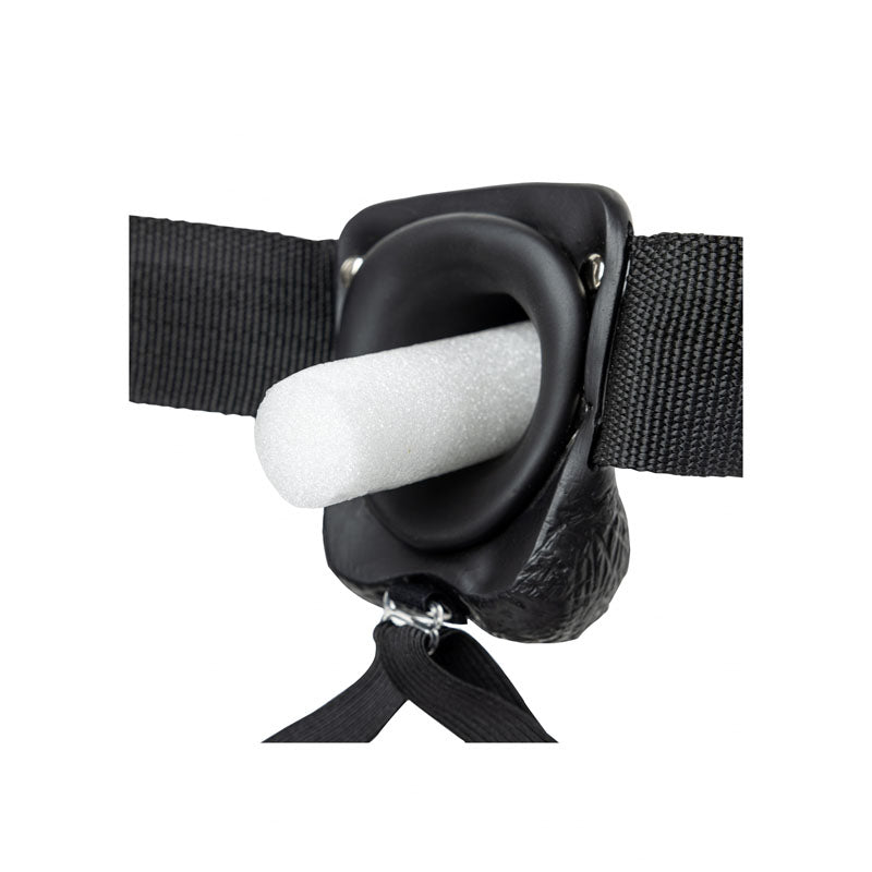 Realrock Hollow Strapon with Balls 23 cm 9" Inch