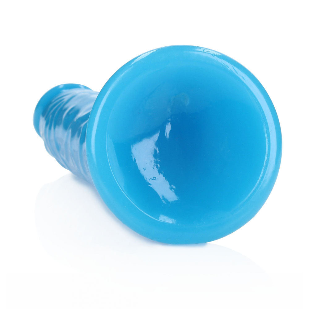 RealRock Slim Glow in the Dark Neon – 29 cm Glow in Dark Dildo
