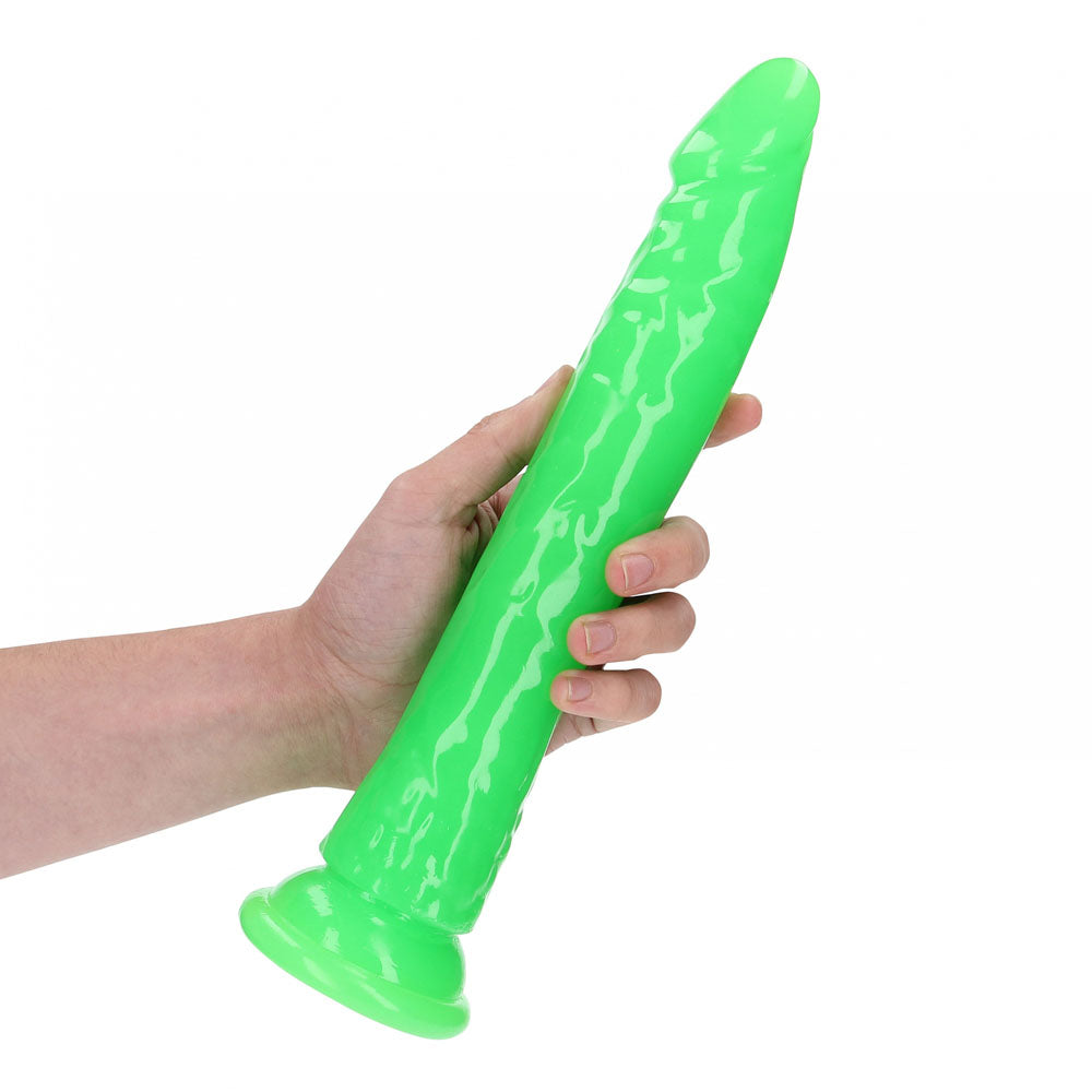 RealRock Slim Glow in the Dark 29 cm Dildo