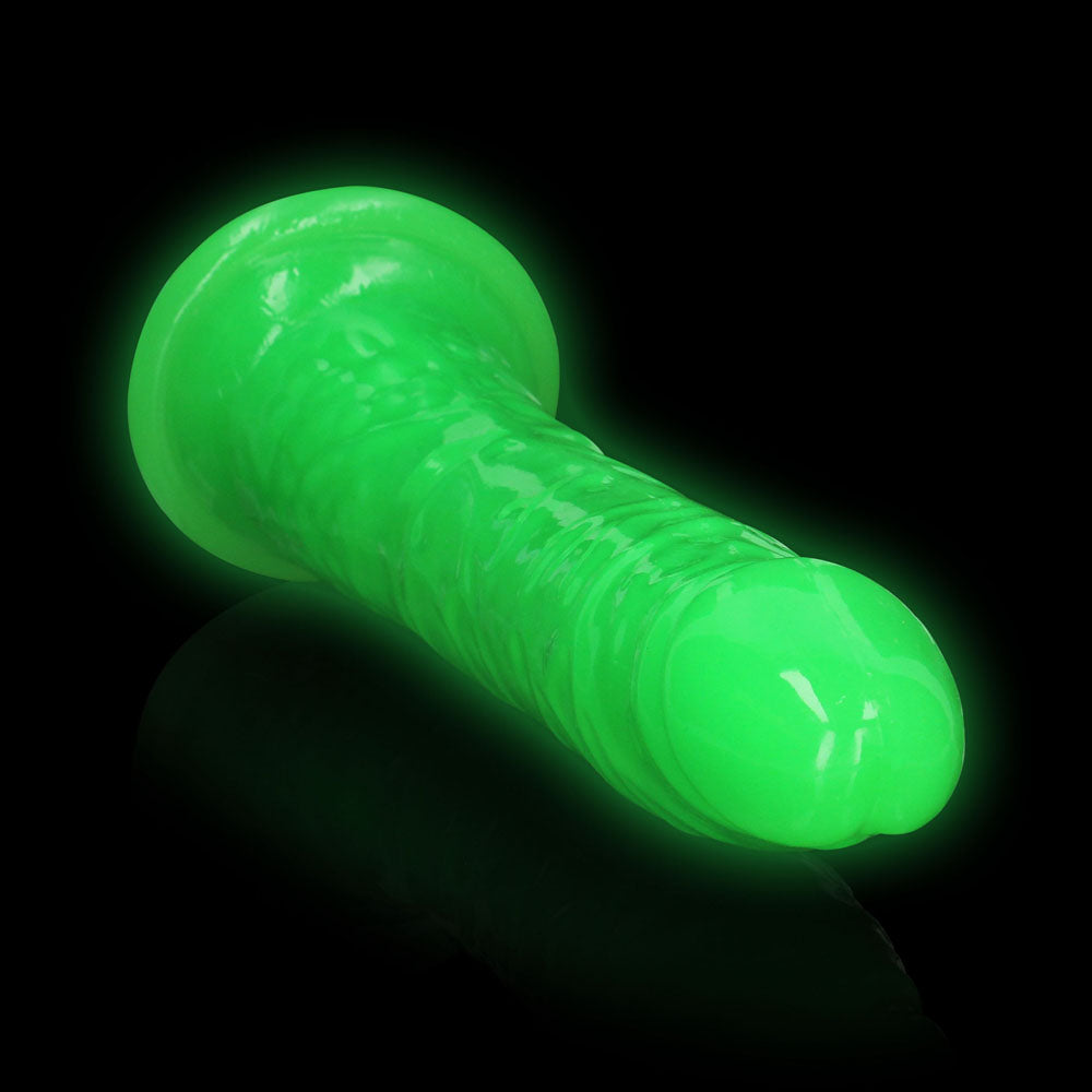 RealRock Slim Glow in the Dark 29 cm Dildo