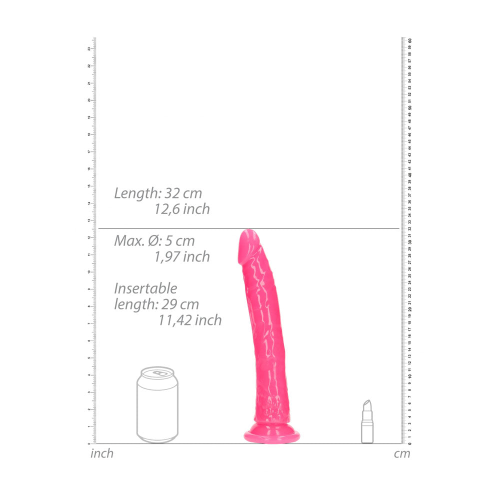 REALROCK Slim Glow in the Dark 29 cm Dildo