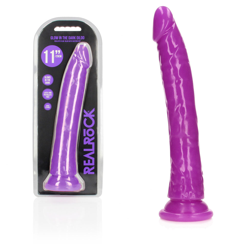 Realrock Slim Glow in the Dark 29 cm Dildo
