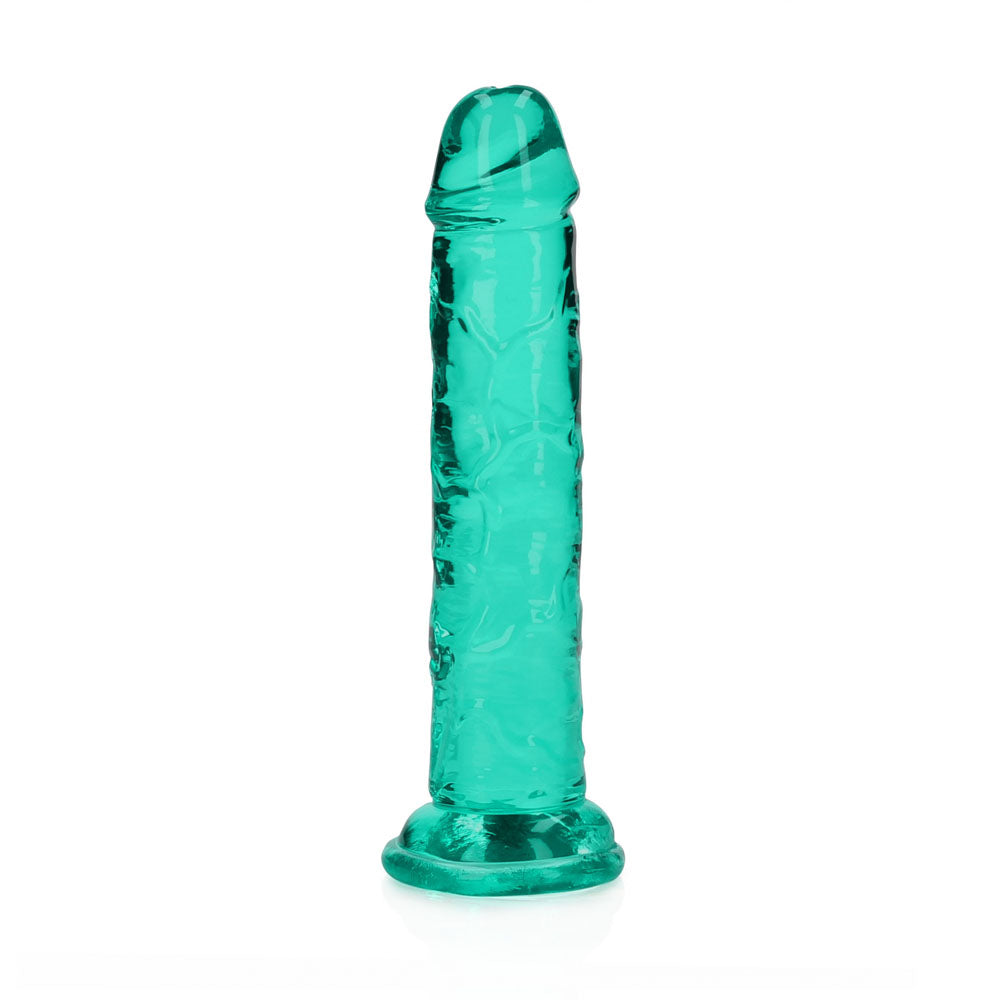 Realrock 15.5 cm Straight Dildo – Clear 6 Inch Dildo