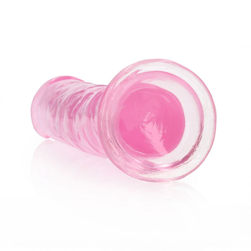 REALROCK Straight Clear Dildo – 18 cm Anal and Vaginal Dildo