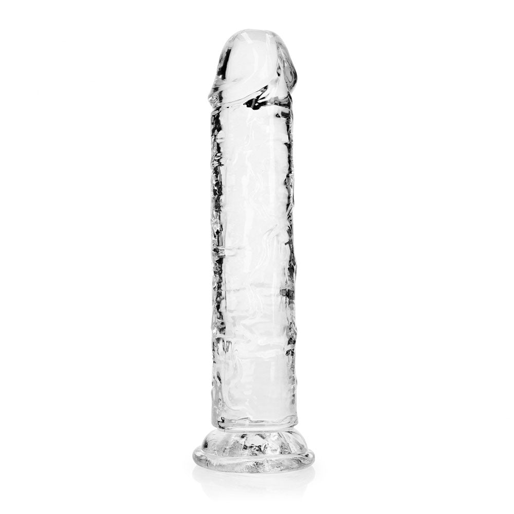 RealRock 20 cm Straight Dildo – Transparent 20 cm Dildo