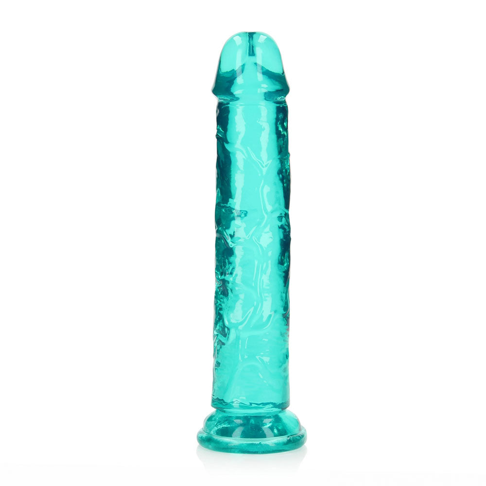 REALROCK 20 cm Straight Dildo – Clear Dildo for Anal and Vaginal Use