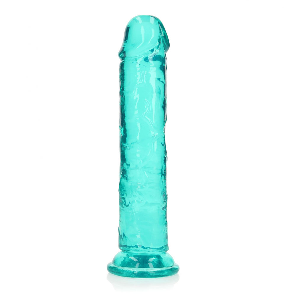 REALROCK 20 cm Straight Dildo – Clear Dildo for Anal and Vaginal Use