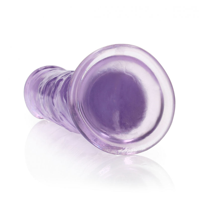 RealRock 25 cm Straight Dildo – Clear Straight Dildo for Anal and Vaginal Use