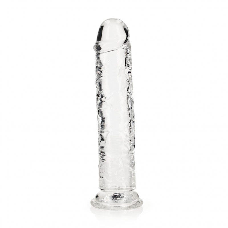 REALROCK Crystal Clear 25 cm Straight Dildo