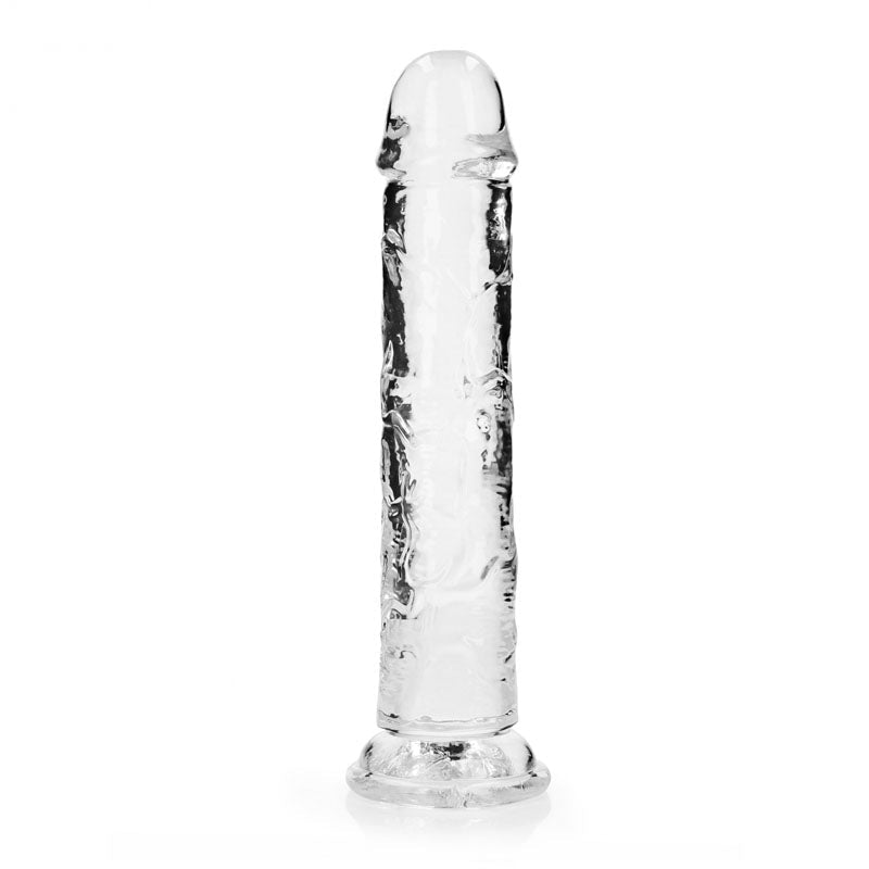 REALROCK Crystal Clear 25 cm Straight Dildo