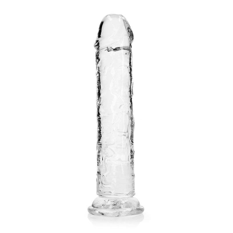 REALROCK Crystal Clear 25 cm Straight Dildo