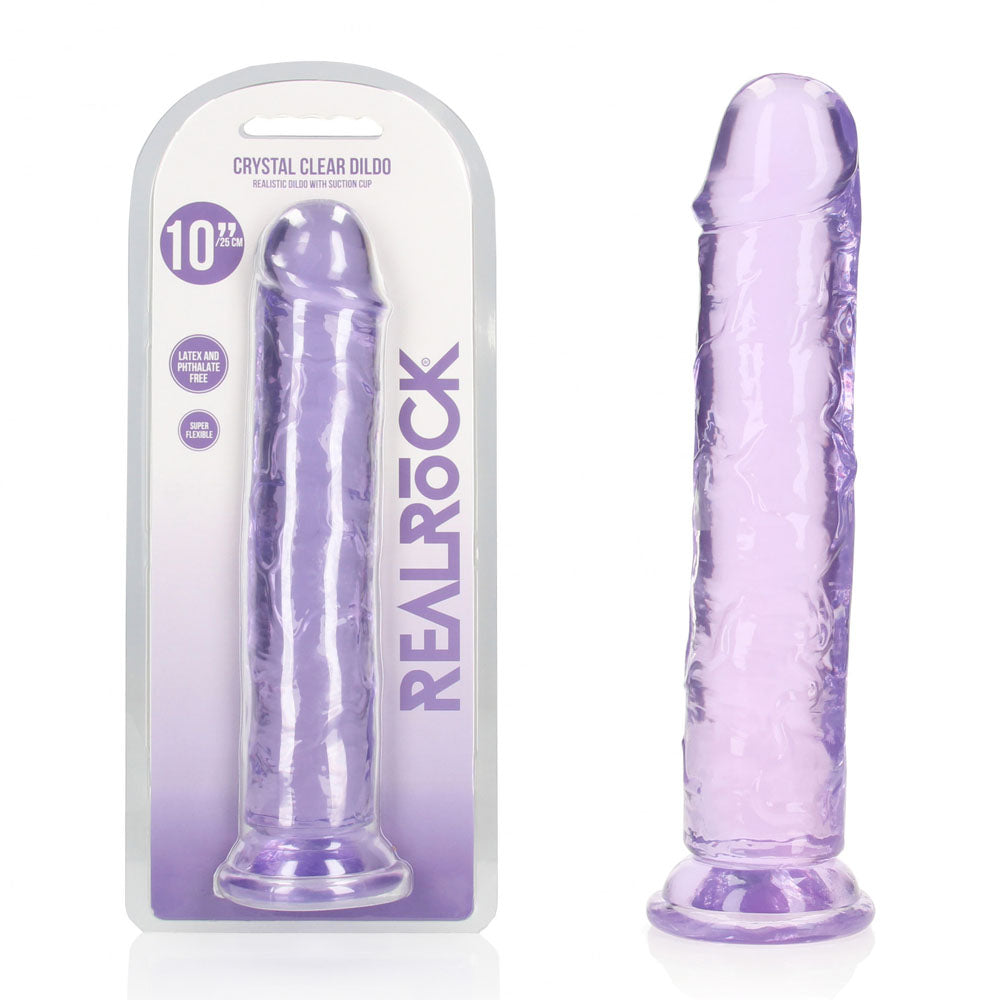 RealRock 28 cm Straight Dildo – Clear 28 cm Dildo