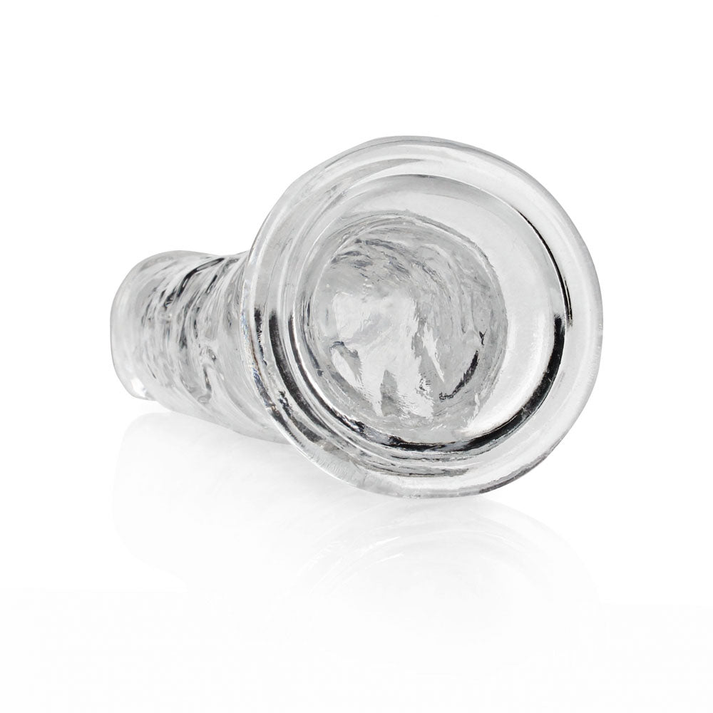 Realrock 28 cm Straight Dildo – Clear Silicone Dildo for Anal and Vaginal Use