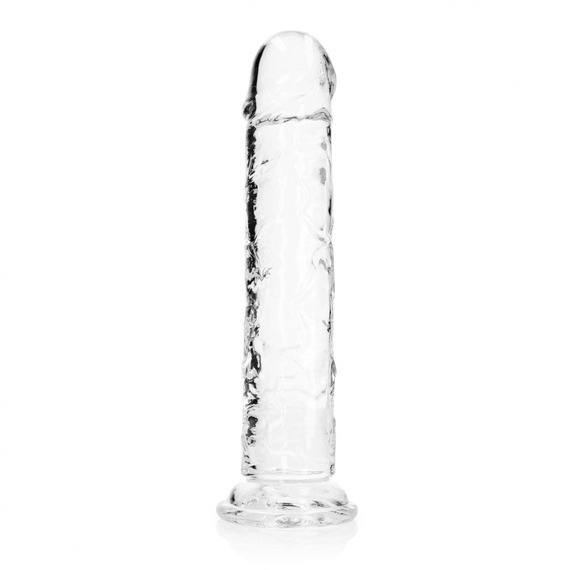 RealRock 31 cm Straight Crystal Clear Dildo