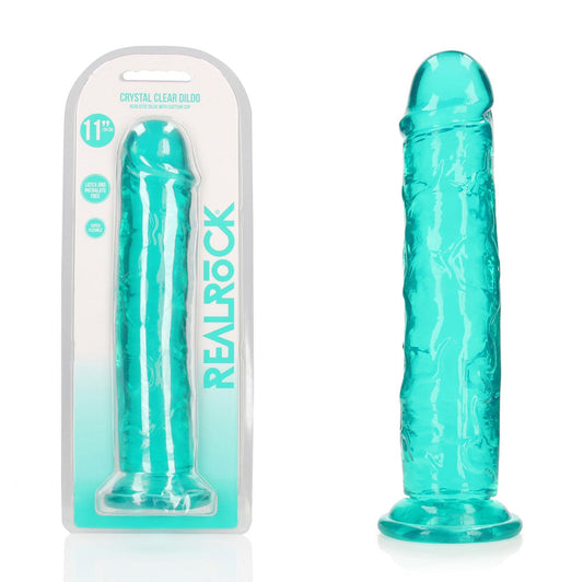 REALROCK 31 cm Straight Dildo – Clear 12 Inch Dildo