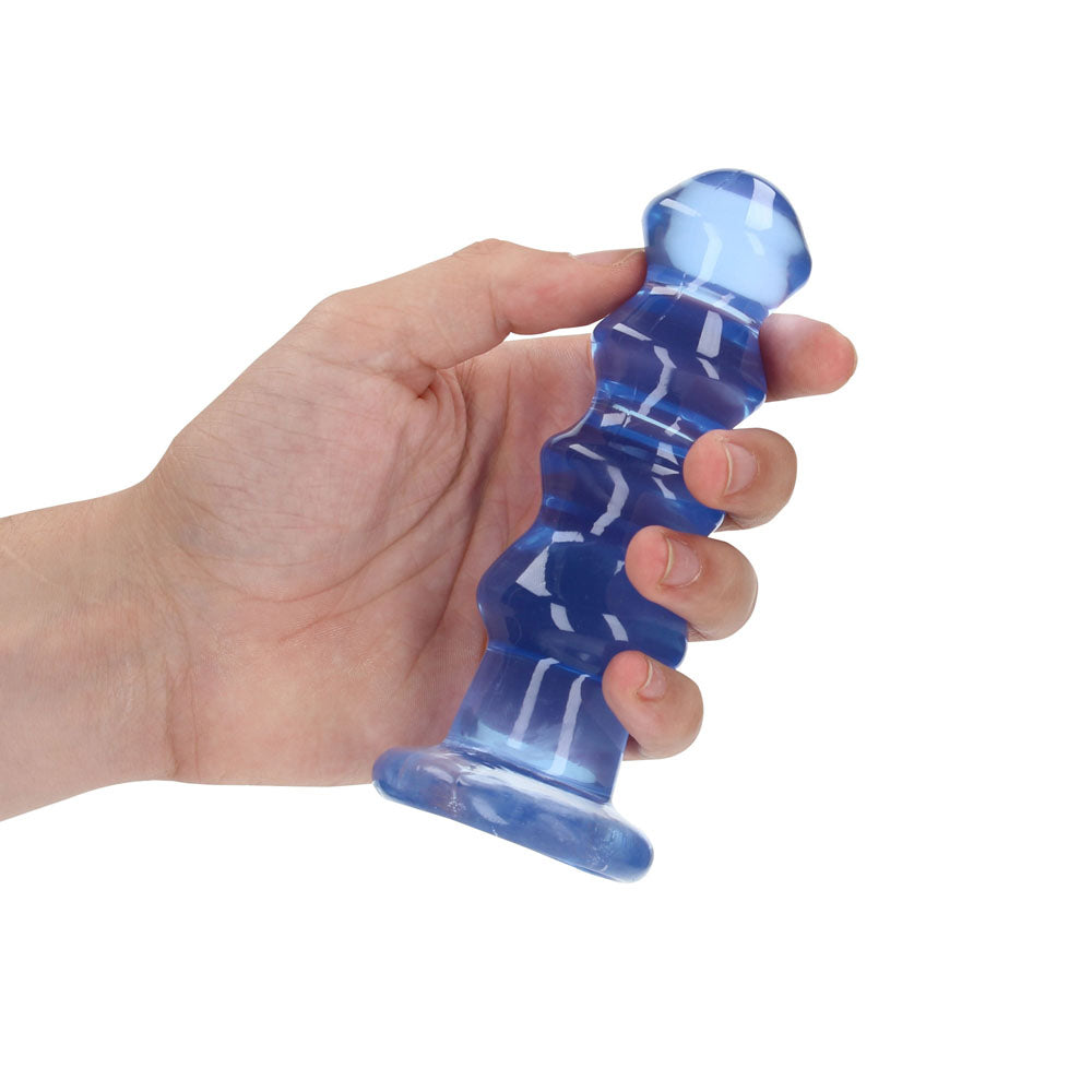 Realrock Curvy 14 cm – Clear 14 cm Butt Plug