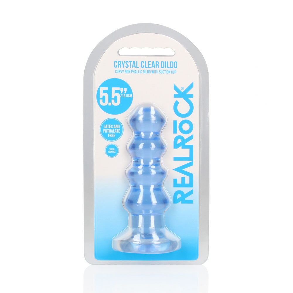 Realrock Curvy 14 cm – Clear 14 cm Butt Plug