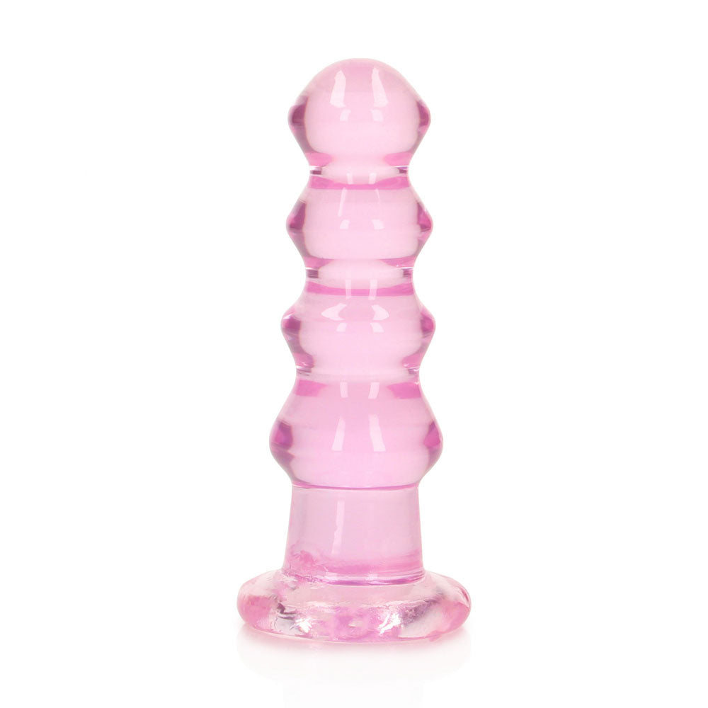 Realrock Curvy 14 cm – Clear Butt Plug