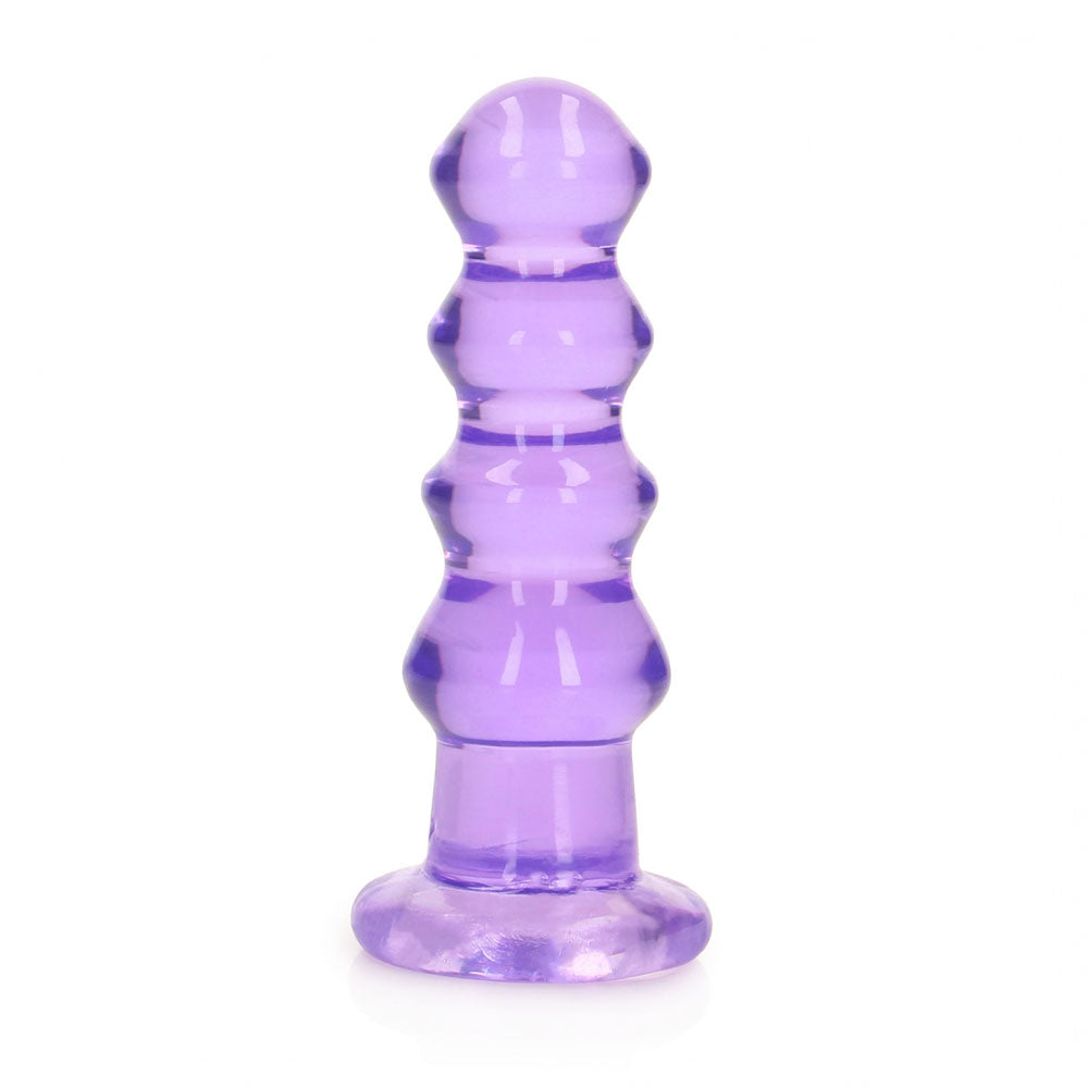 RealRock Curvy 14 cm – Clear 14 cm Butt Plug