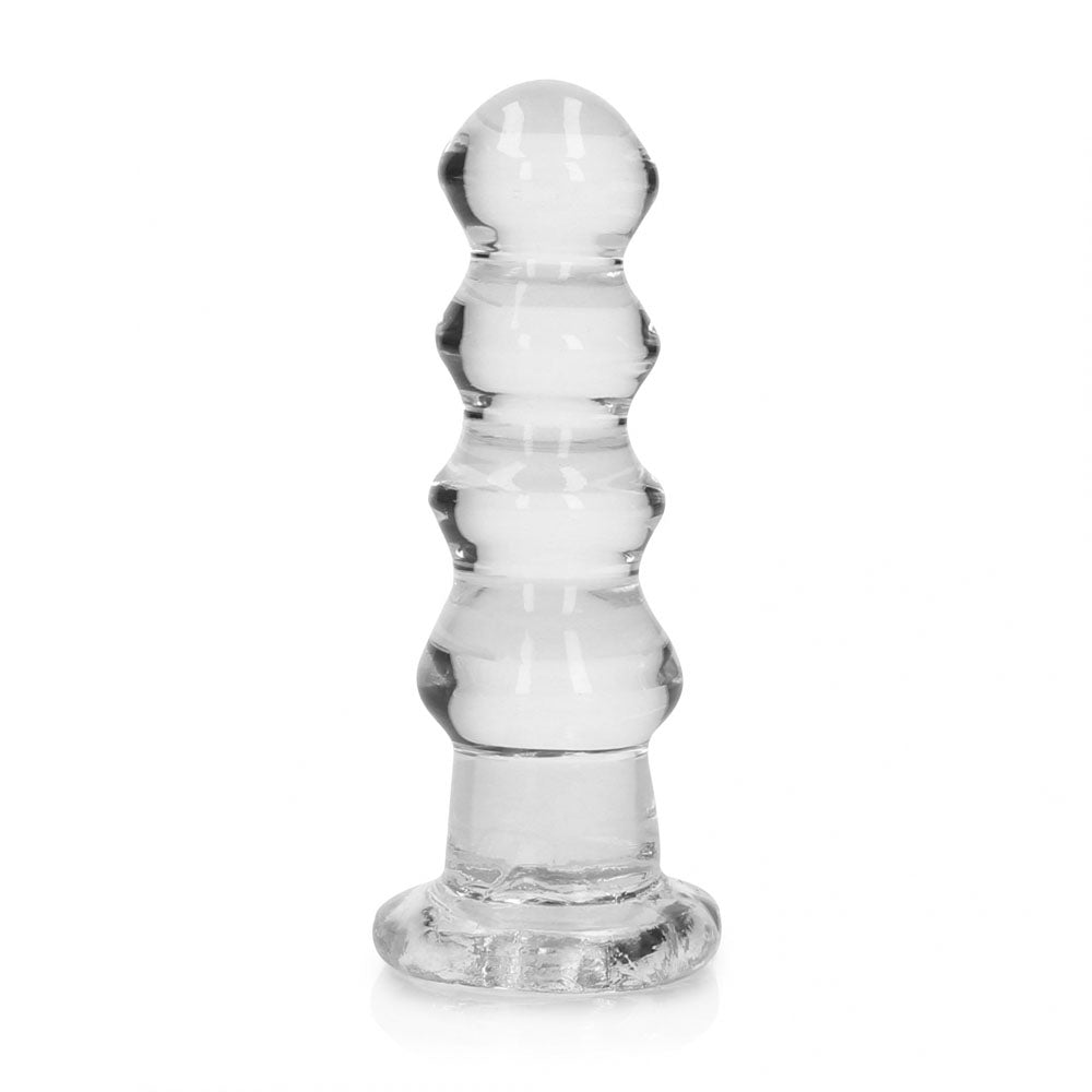 RealRock Curvy Anal Plug – 14 cm Transparent Butt Plug