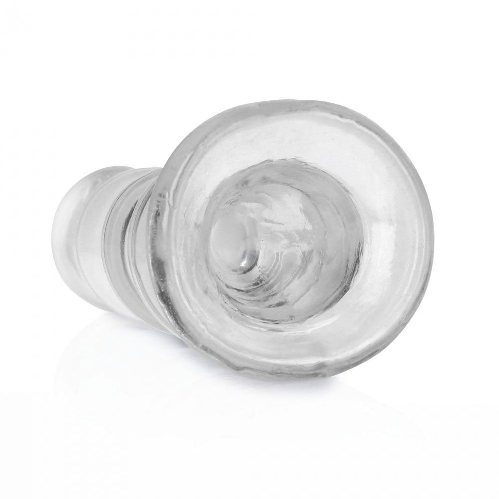 RealRock Curvy Anal Plug – 14 cm Transparent Butt Plug
