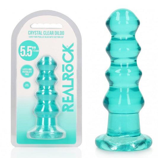 RealRock Curvy 14 cm Butt Plug – Clear Anal Plug