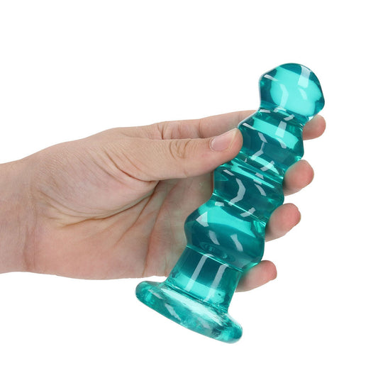 RealRock Curvy 14 cm Butt Plug – Clear Anal Plug