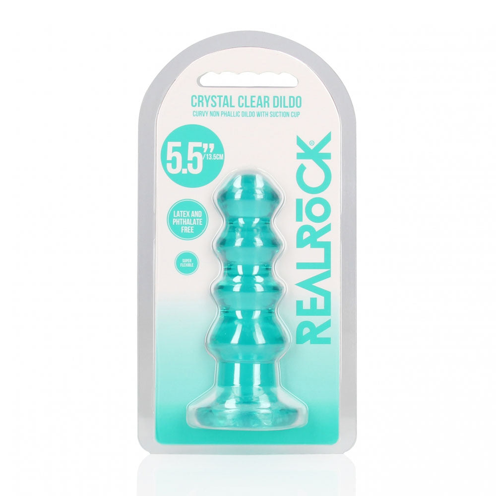RealRock Curvy 14 cm Butt Plug – Clear Anal Plug