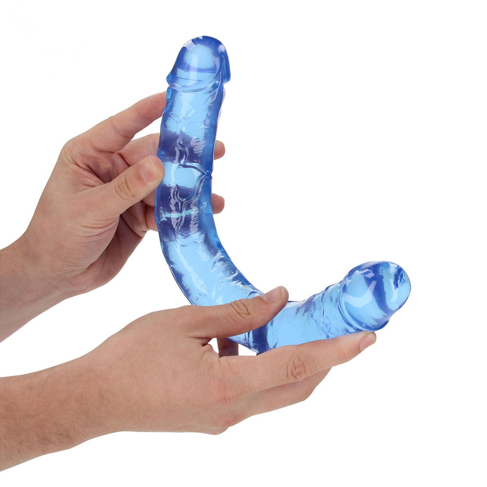 RealRock 34 cm Double Dong – Clear Double Dong for Anal and Vaginal Use