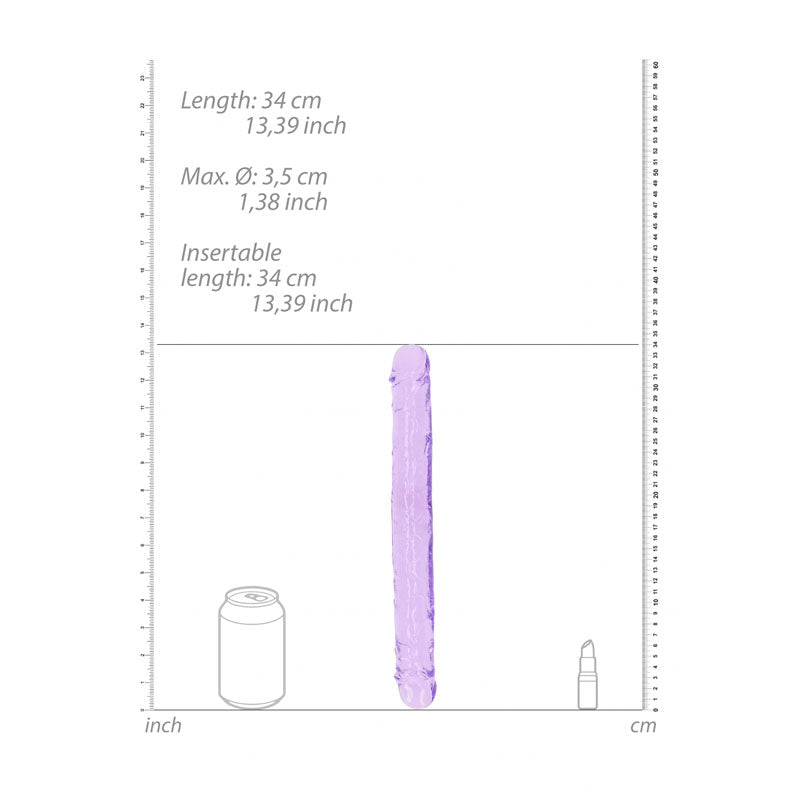 Realrock 34 Centimeter Double Dong Purple 14 Inch