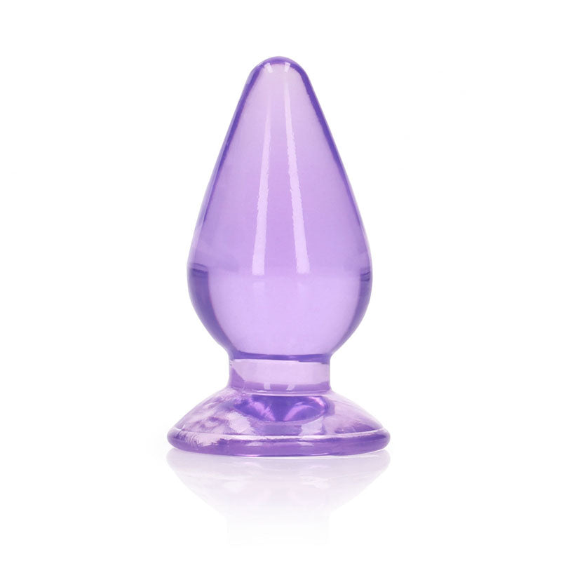 Realrock Crystal Clear 9 cm Suction Cup Anal Plug