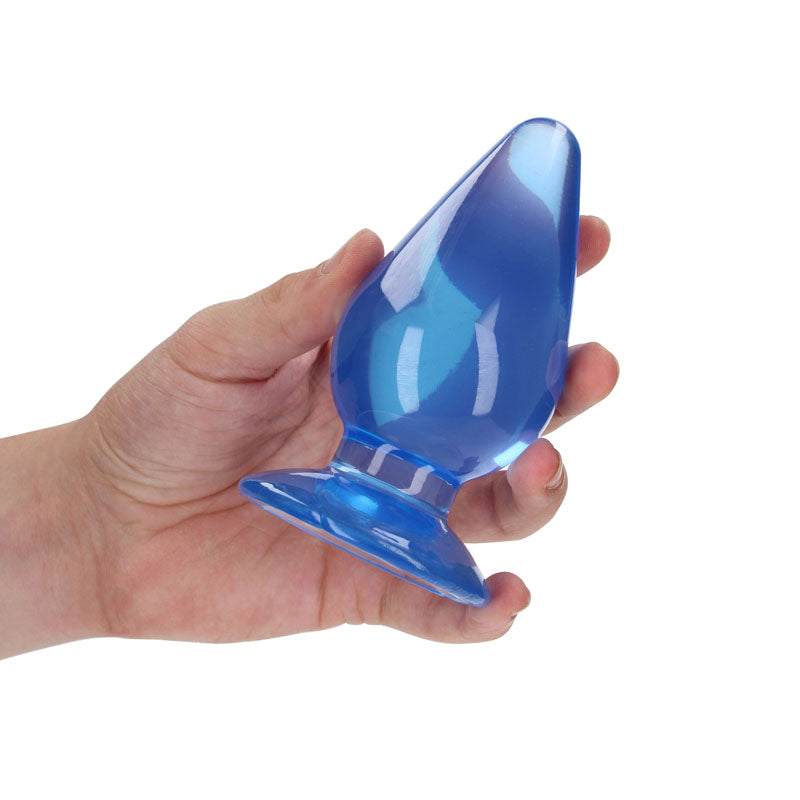 Realrock Crystal Clear 11.5 cm Suction Cup Butt Plug