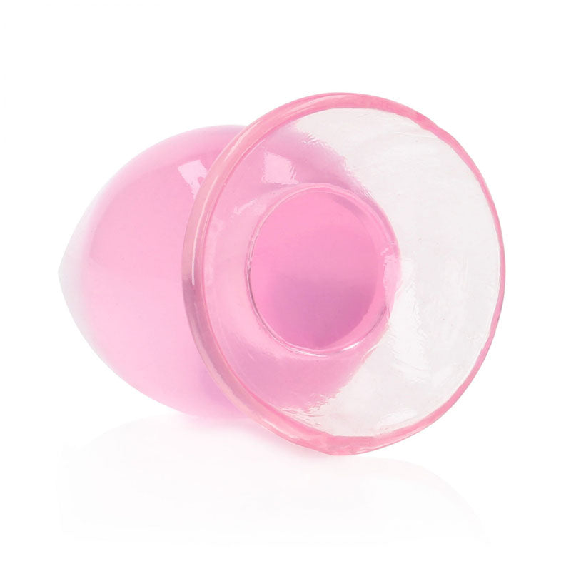 Realrock Crystal Clear 4.5 Inch Suction Cup Butt Plug