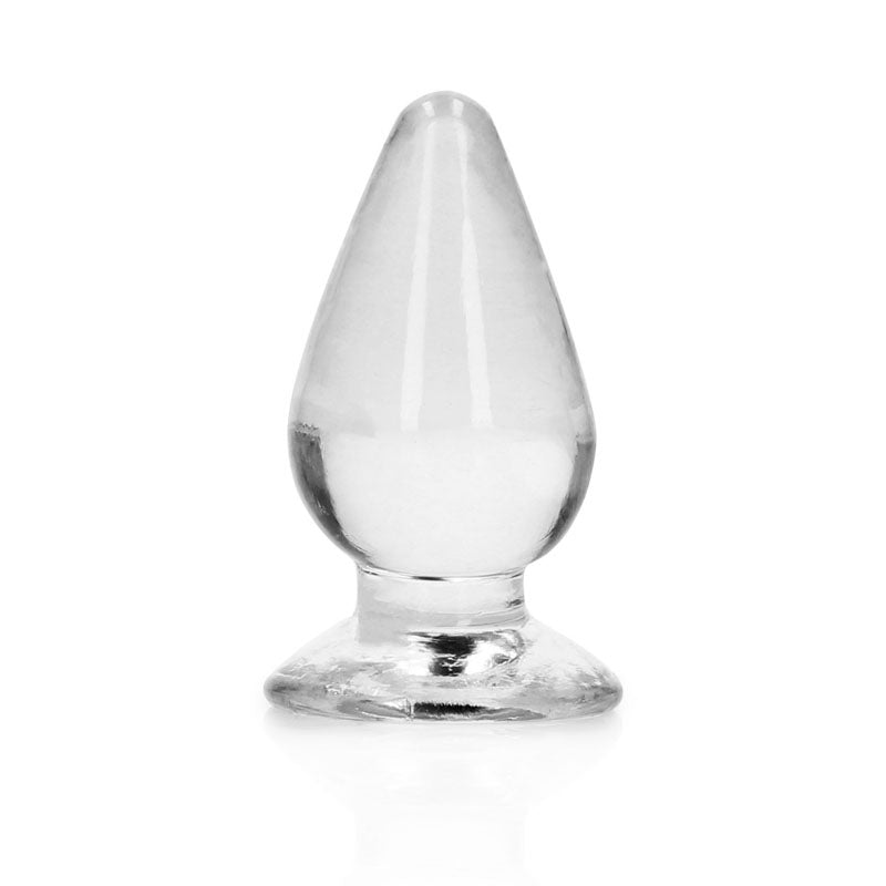 RealRock Crystal Clear 11.5 cm Suction Base Butt Plug