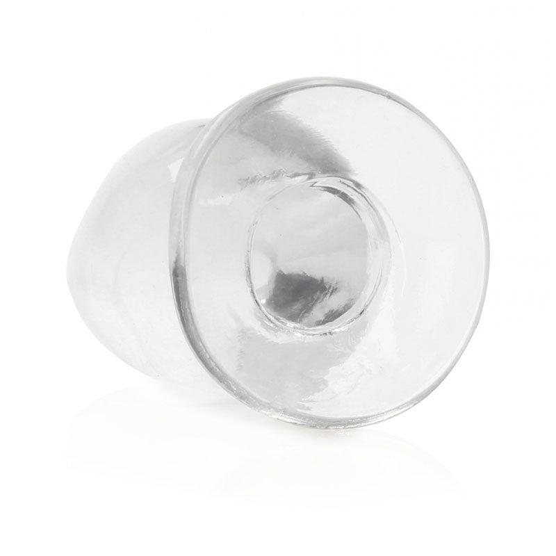 RealRock Crystal Clear 11.5 cm Suction Base Butt Plug
