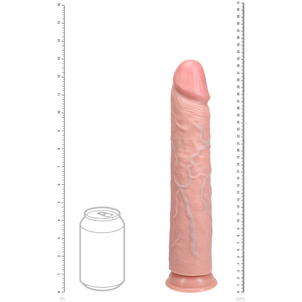 RealRock Extra Long No Balls 13 Inch Realistic Dildo with Suction Cup Pink