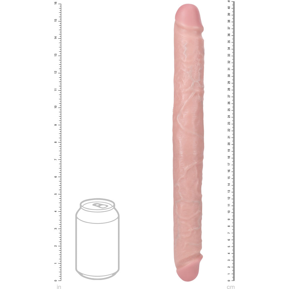 Realrock 40cm Thick Double Dildo Flesh