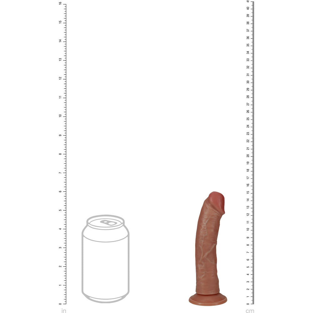 REALROCK 15cm Vibrating Cock Tan 15.2cm Dong