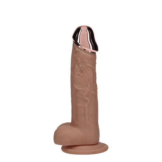 RealRock Metal Head 6 Inch USB Rechargeable Vibrating Dildo with Remote