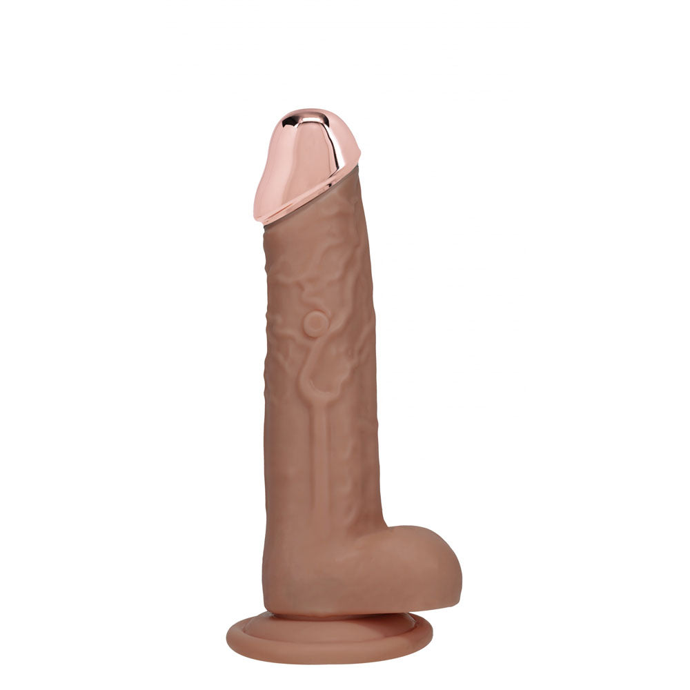 RealRock Metal Head 6 Inch USB Rechargeable Vibrating Dildo with Remote