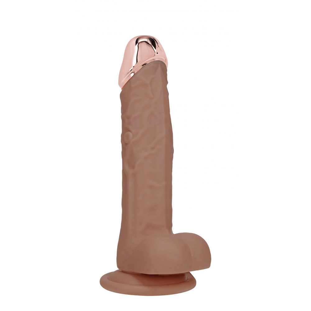 RealRock Metal Head 7 Inch Rechargeable Vibrating Dildo with Remote