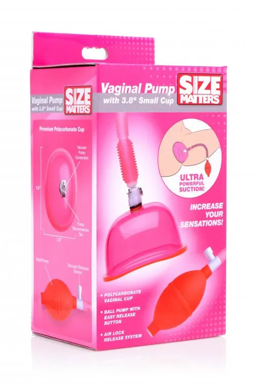 Size Matters Vaginal Pump With 3.8 Inch Small Cup – Vaginal Pump