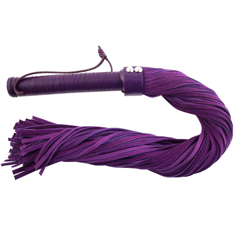 Rouge Garments Suede Flogger 27 Inch Whip