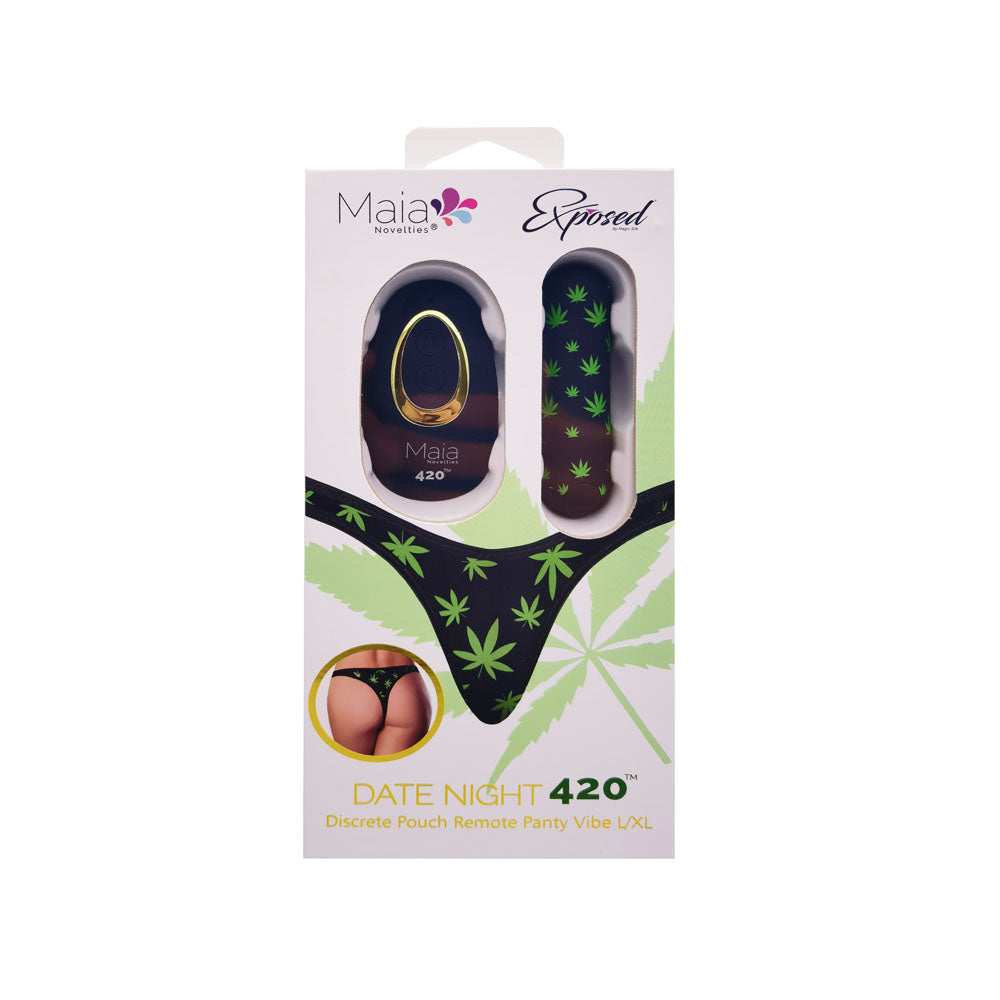 Maia Date Night 420 Panty Vibe - S/M with Bullet & Remote