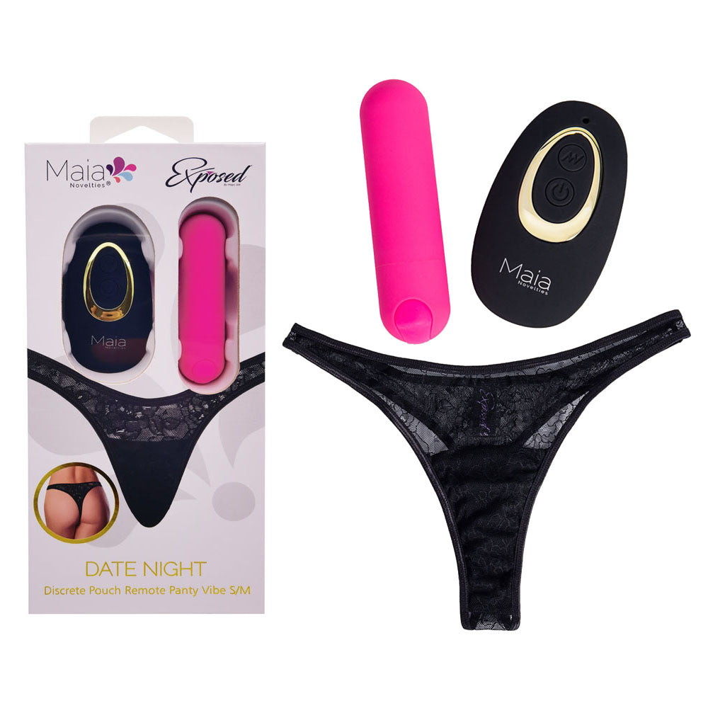 Maia Date Night Panty Vibe - S/M Panty with Bullet