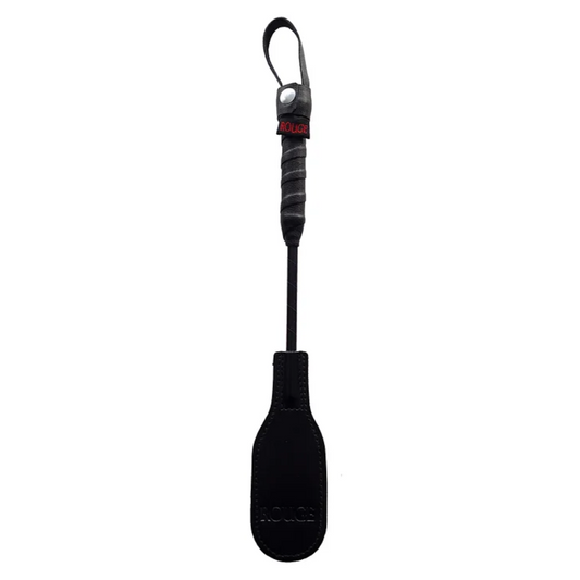 Rouge Mini Leather Oval Paddle (Black) – Small Paddle > Bondage Gear > Paddles